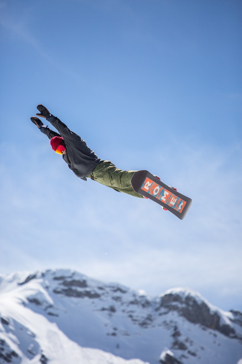 a person skiing 